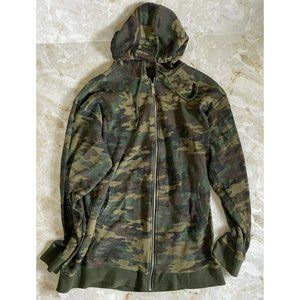 NWT PJ Mark Mens SZ XL Full Zip Hoodie Sweatshirt Urban Army Camo Thermal
